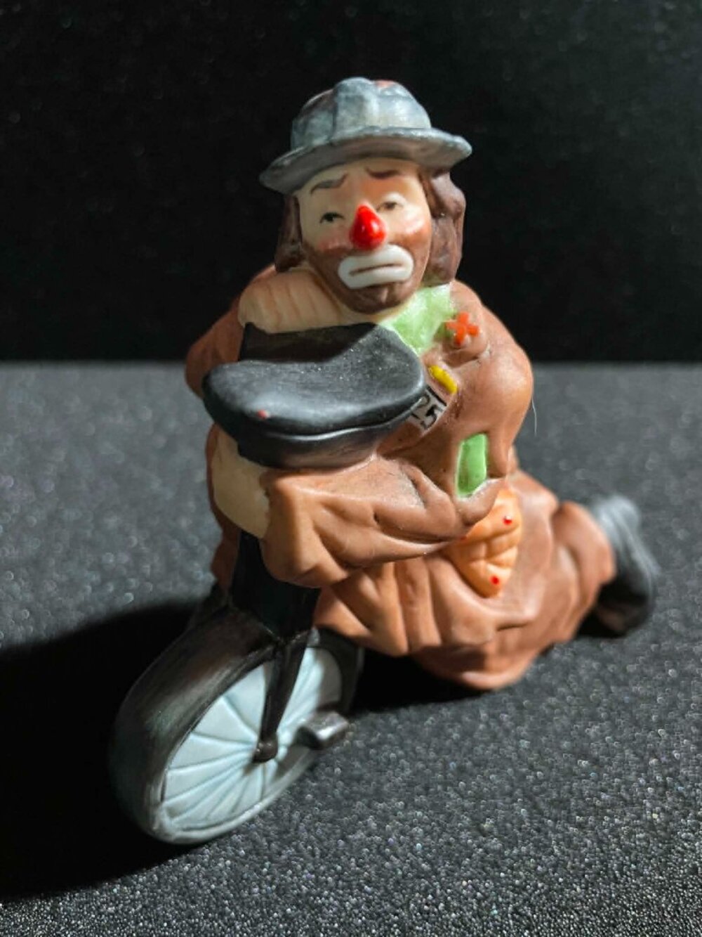 Emmitt Kelly Jr. Signed Porcelain Clown Figurine From The Circus Collection